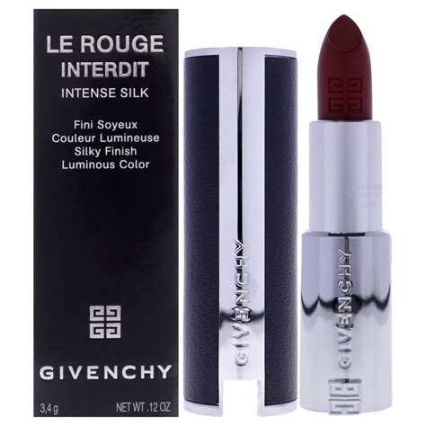 givenchy rouge grainé|Givenchy rouge interdit lipstick.